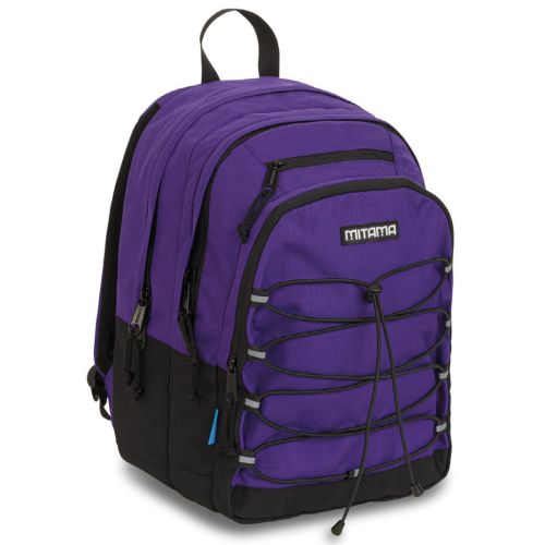 Ученическа раница MITAMA Flexer Vibe, унисекс, 3 отделения, лилава