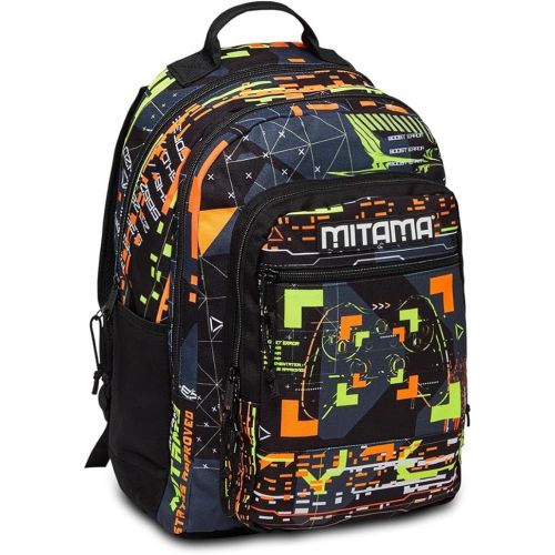 Ученическа раница MITAMA New Plus Metaverse, за момче, 4 отделения 1