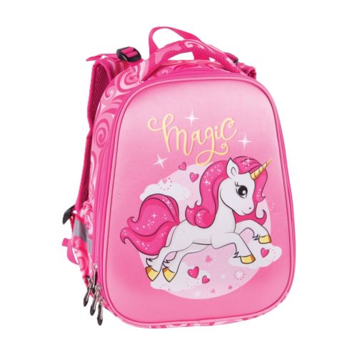 Ученическа раница PULSE Anatomic Cube Pink Magic, 2 отделения 1