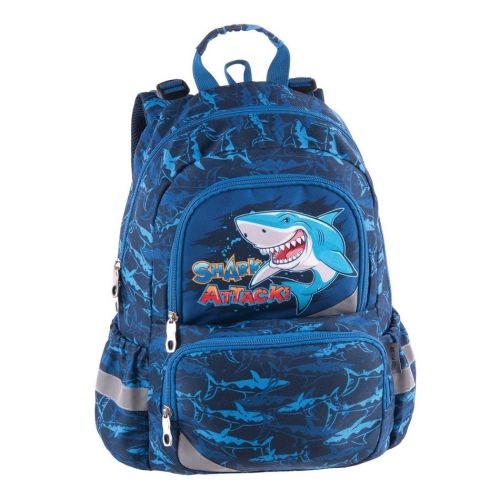 Ученическа раница PULSE Anatomic Shark Attack, 3 отделения — Joya.bg 1