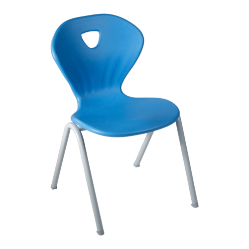 Ученически стол Kori 4L New, PP, метална база, син 1