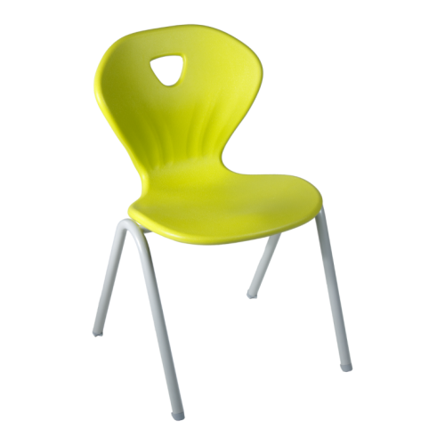 Ученически стол Kori 4L New, PP, метална база, зелен 1