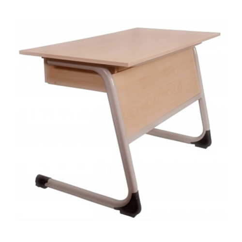 Учителско бюро Marty, сива метална рамка, 1200x600x750 мм, ПДЧ 18мм, крем 1