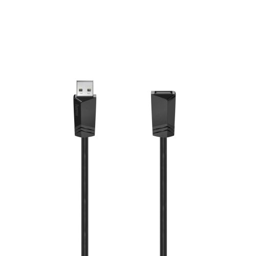 Удължителен кабел HAMA 200620, USB-А Socket(ж) към USB-A Plug(м), 3 м, черен — Joya.bg