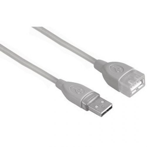 Удължителен кабел HAMA 200621, USB-А Socket(ж) към USB-A Plug(м), 5 м, черен — Joya.bg 1