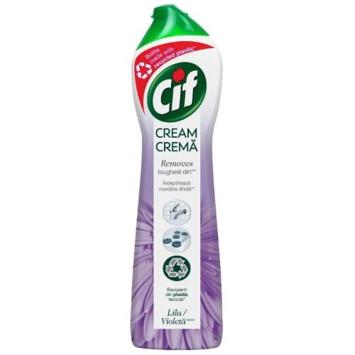 Универсален почистващ крем Cif Diversey Lila, аромат цветя, 780 мл 2
