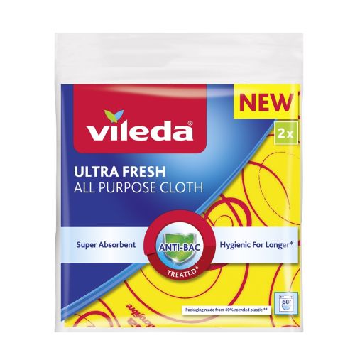 Универсална кърпа VILEDA Ultra Fresh , 2 бр. — Joya.bg