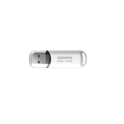 USB флаш памет ADATA C906, 32GB, USB 2.0, Type-A, бяла 1