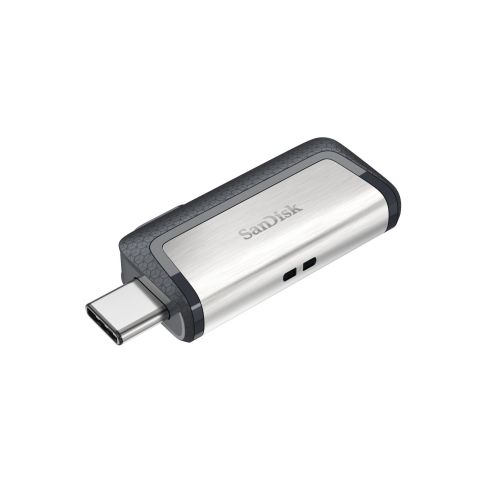 USB флаш памет SanDisk Ultra Dual Drive, 64GB, USB 3.1, Type-A/C, OTG, сива 1