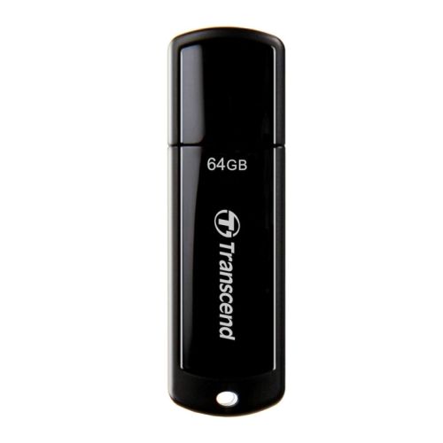 USB флаш памет Transcend JetFlash 700, 64GB, USB 3.0, Type-A, черна