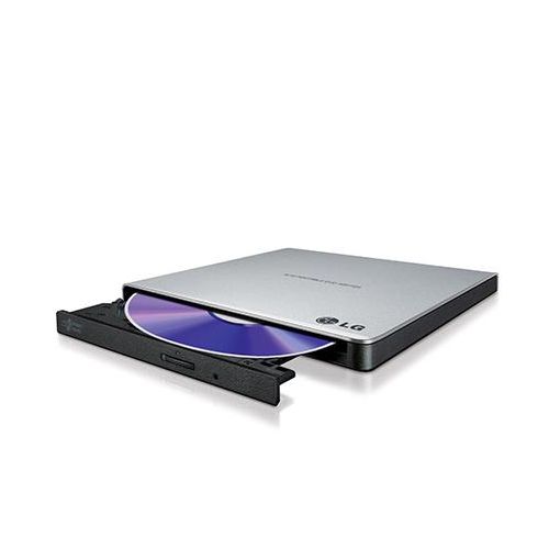 Външно DVD записващо устройство LG GP57ES40, USB 2.0, сребристо