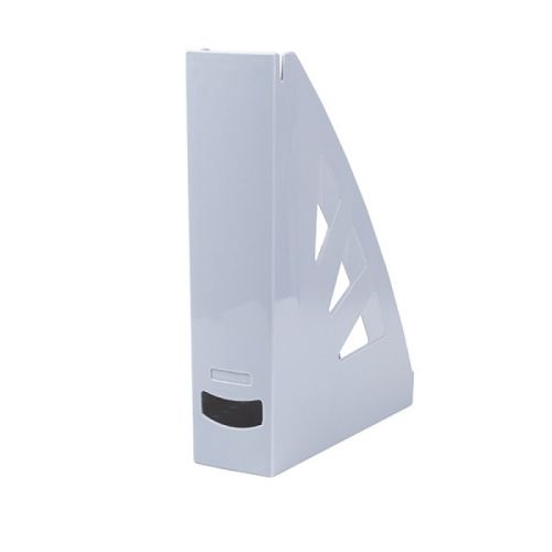 Вертикална поставка OFFICE PRODUCTS, Polystyrene, кристална, сива