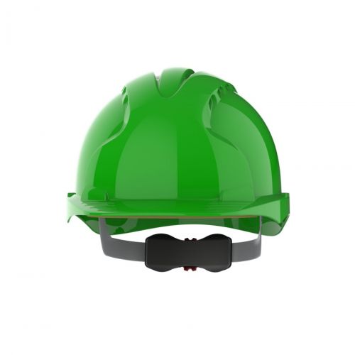 Защитна каска JSP Evo 3® Mid Peak, вентилирана, с регулиращ механизъм колело, зелена 1