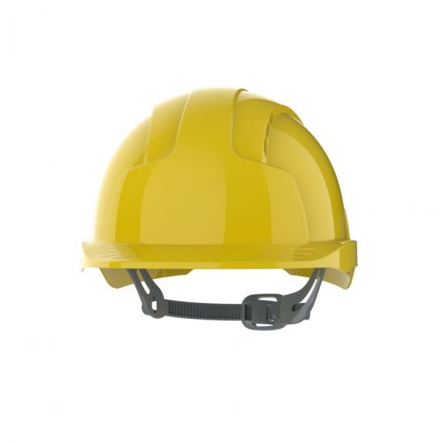 Защитна каска JSP EVOLite® Mid Peak, вентилирана, с плъзгач, жълта 1