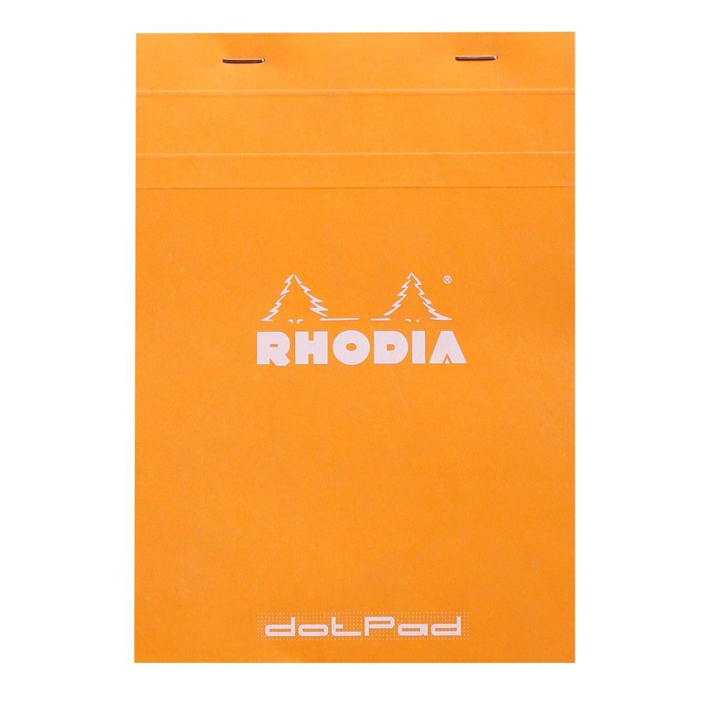 Пад с телчета RHODIA ORANGE №16, A5, 80 л., точки, микроперфорация, хартия Clairefontaine 80 г