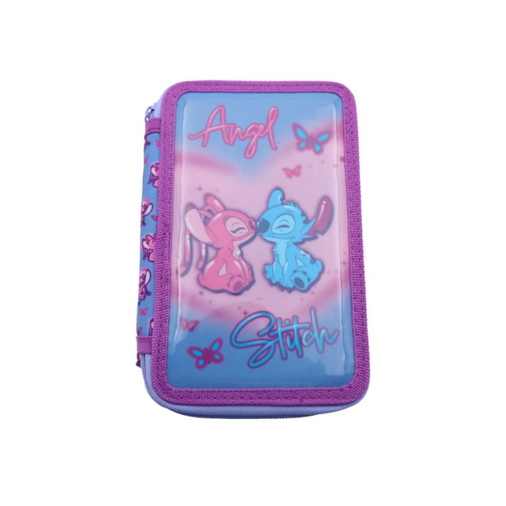 Несесер с пълнеж FILA Stitch, 43 бр. средства Giotto и Lyra, 3 ципа, 20х6х12 см