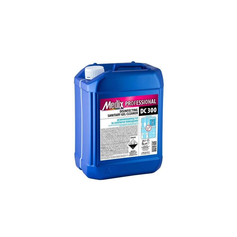 Дезинфектант за санитарни помещения Medix Professional DC 300 , 5 л