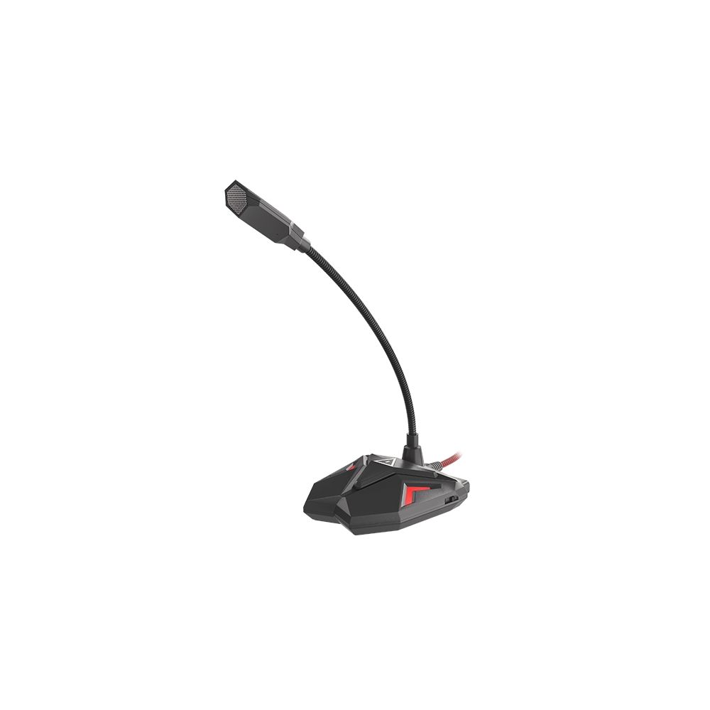 Микрофон Genesis Radium 100, за компютър, USB 2.0, черно-червен