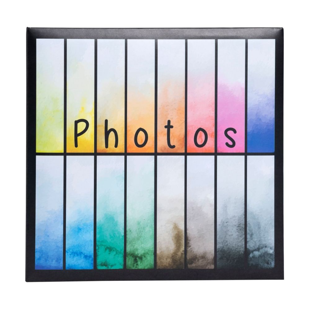 Фотоалбум Exacompta Rainbow с джобове, за 200 снимки 10 x 15 см, 22,5 x 22 см, черен Фотоалбум Exacompta Rainbow с джобове, за 200 снимки 10 x 15 см, 22,5 x 22 см, черен
