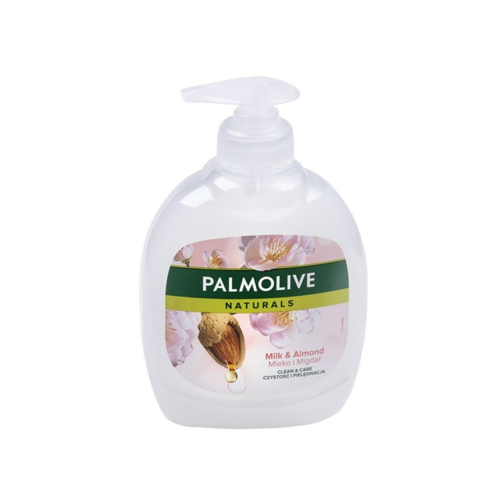 Течен сапун Palmolive almond, аромат мляко и бадем, с помпа, 300 мл Течен сапун Palmolive almond, аромат мляко и бадем, с помпа, 300 мл