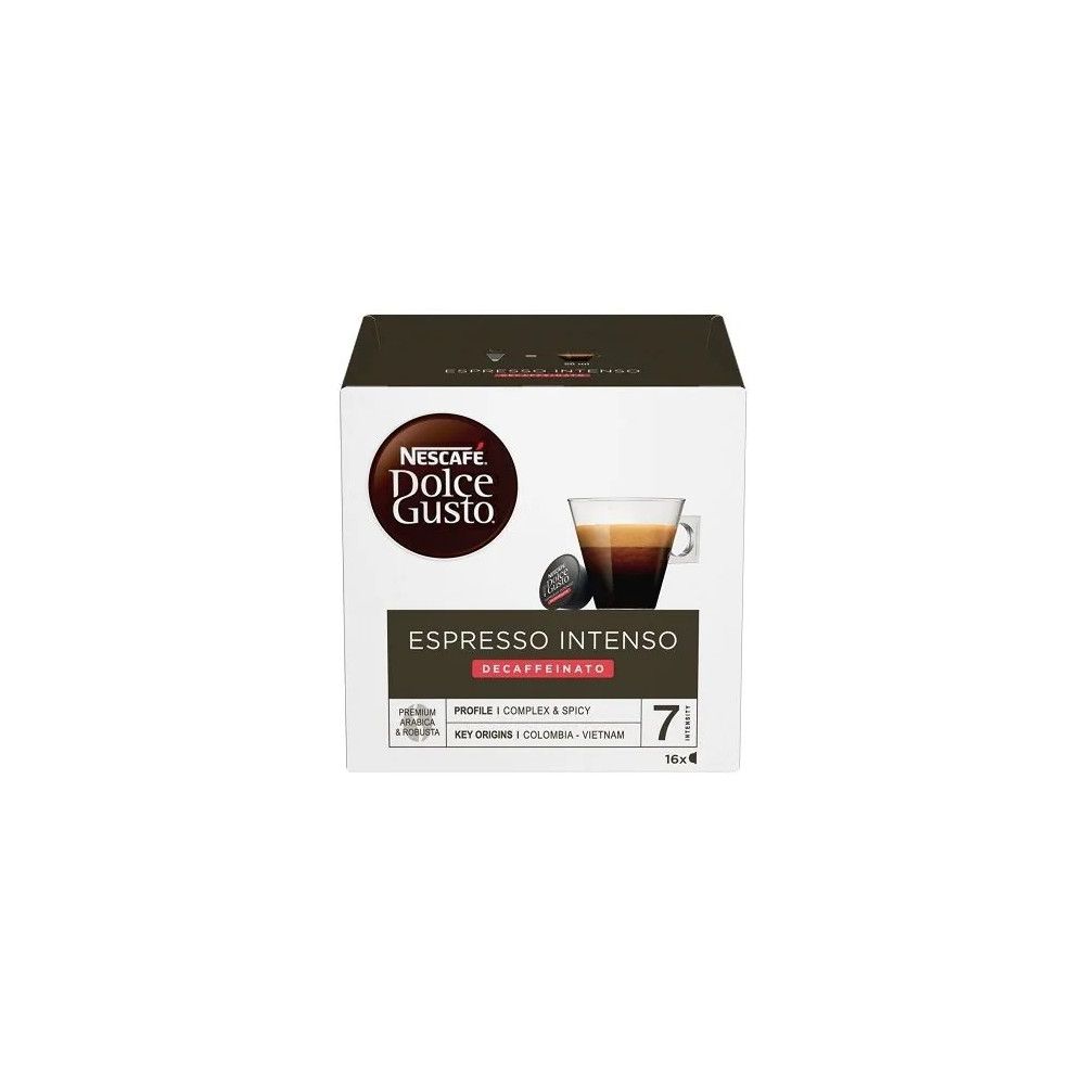 Кафе Nescafe Dolce Gusto Decaffeinato, капсули, безкофеиново, кутия 16 бр. Кафе Nescafe Dolce Gusto Decaffeinato, капсули, безкофеиново, кутия 16 бр.