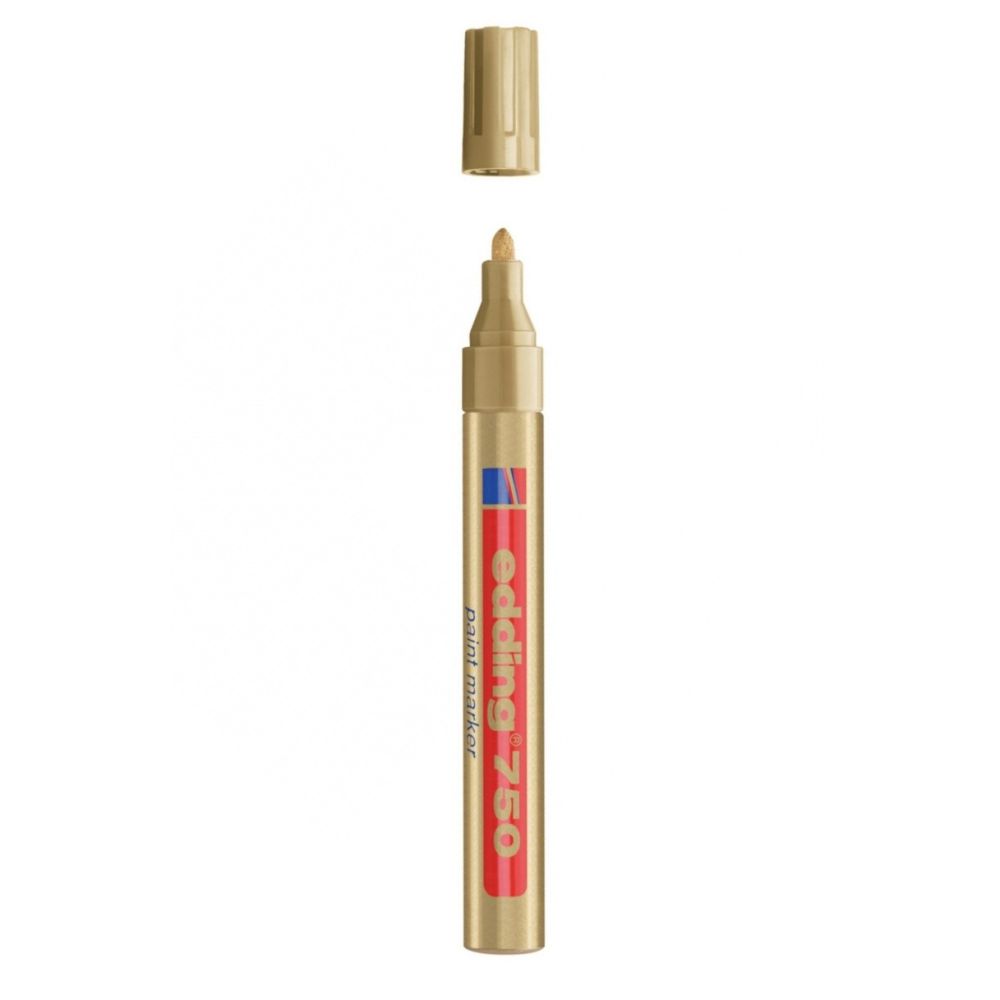 Paint маркер edding 750, объл връх 2-4 мм, златист Paint маркер edding 750, объл връх 2-4 мм, златист