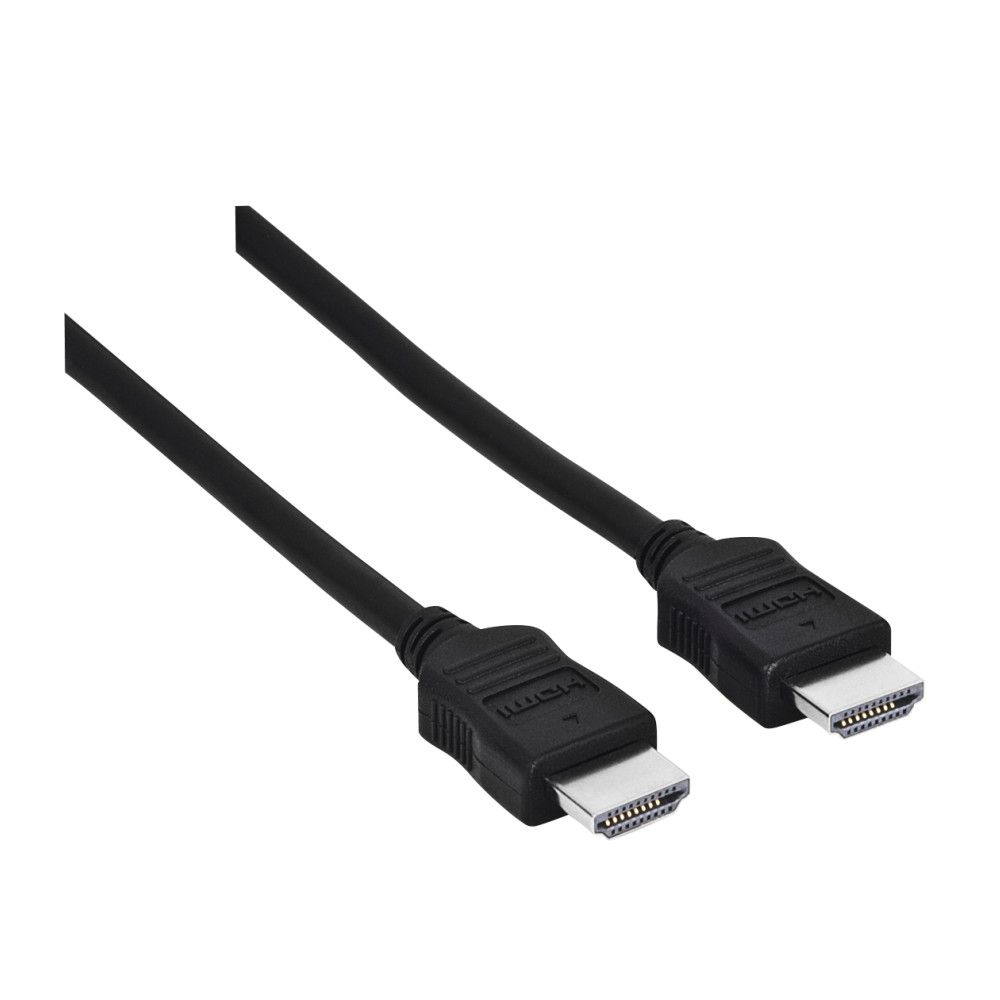 Кабел HAMA 205000, HDMI(м) към HDMI(м), 10Gbit/s, 1080p, екраниран, 1.5 м, черен Кабел HAMA 205000, HDMI(м) към HDMI(м), 10Gbit/s, 1080p, екраниран, 1.5 м, черен