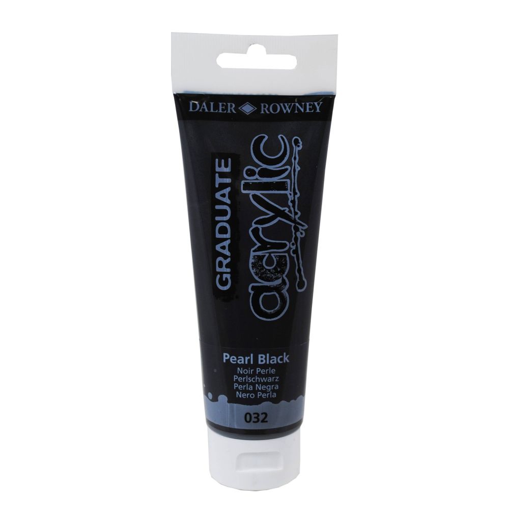 Акрилна боя DALER-ROWNEY Graduate, 120 мл, Pearl Black