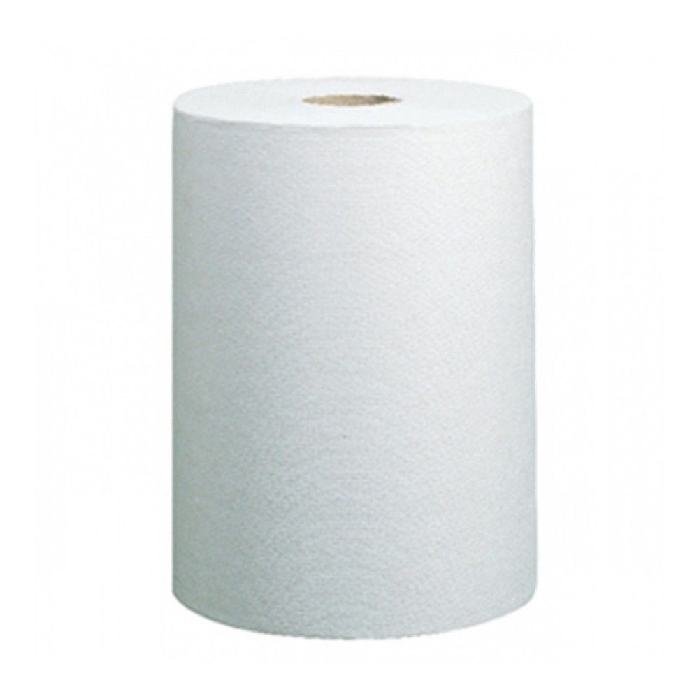 Хартиени кърпи за ръце на ролка Kimberly-Clark Scott® Slimroll, 1 пласт, бяла, 165 м