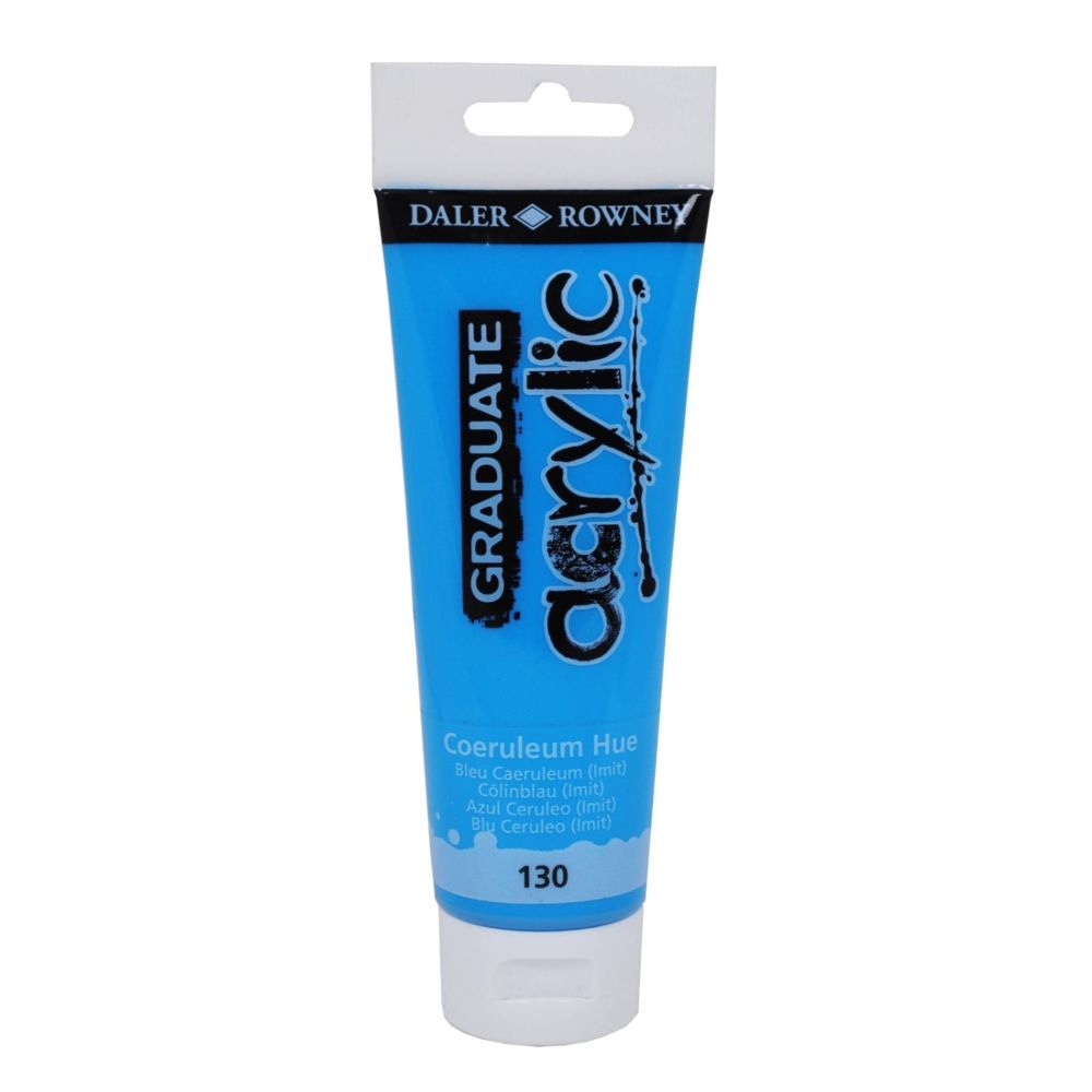 Акрилна боя DALER-ROWNEY Graduate, 120 мл, Coeruleum Blue Hue