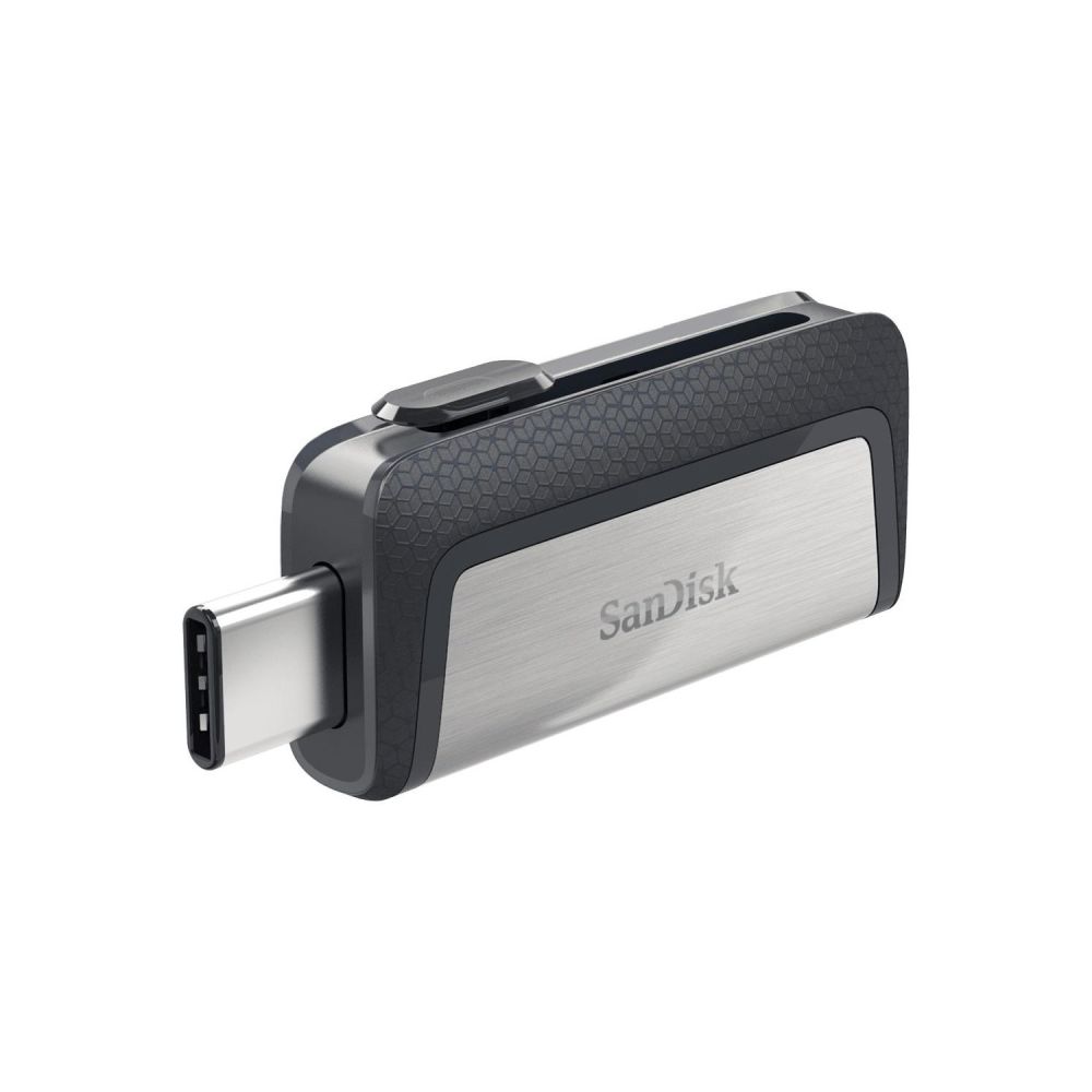 USB флаш памет SanDisk Ultra Dual Drive, 128GB, USB 3.1, Type-A/C, OTG, сива