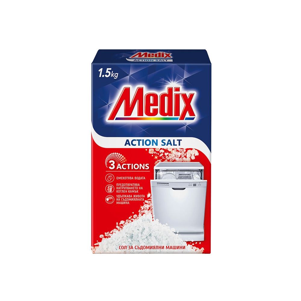 Сол за съдомиялна машина Medix, 1.5 кг