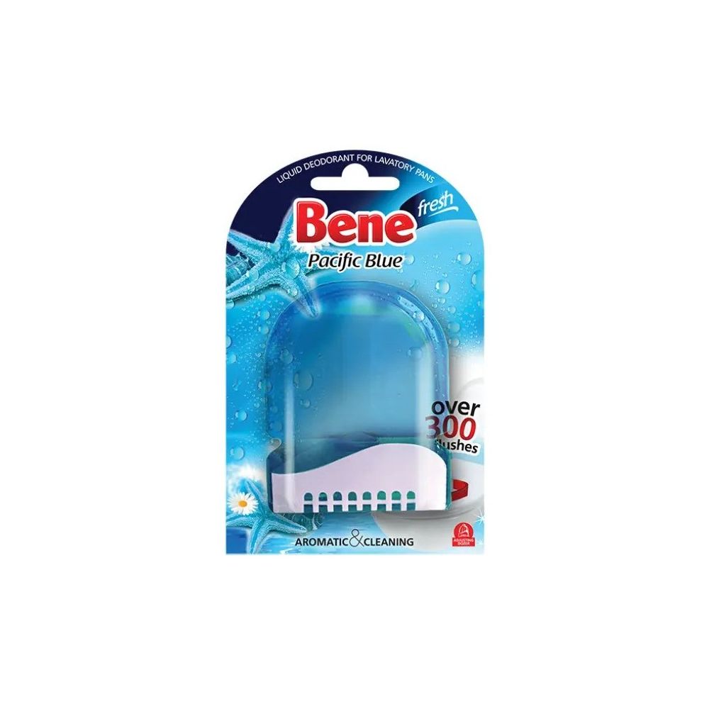 Ароматизатор за WC Bene Pacific blue, течен с кошница, 50 мл