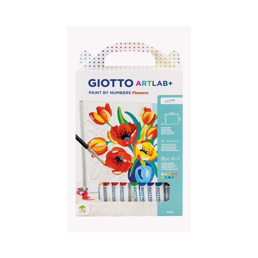 Комплект за рисуване по номера GIOTTO ArtLab+ Flowers Комплект за рисуване по номера GIOTTO ArtLab+ Flowers