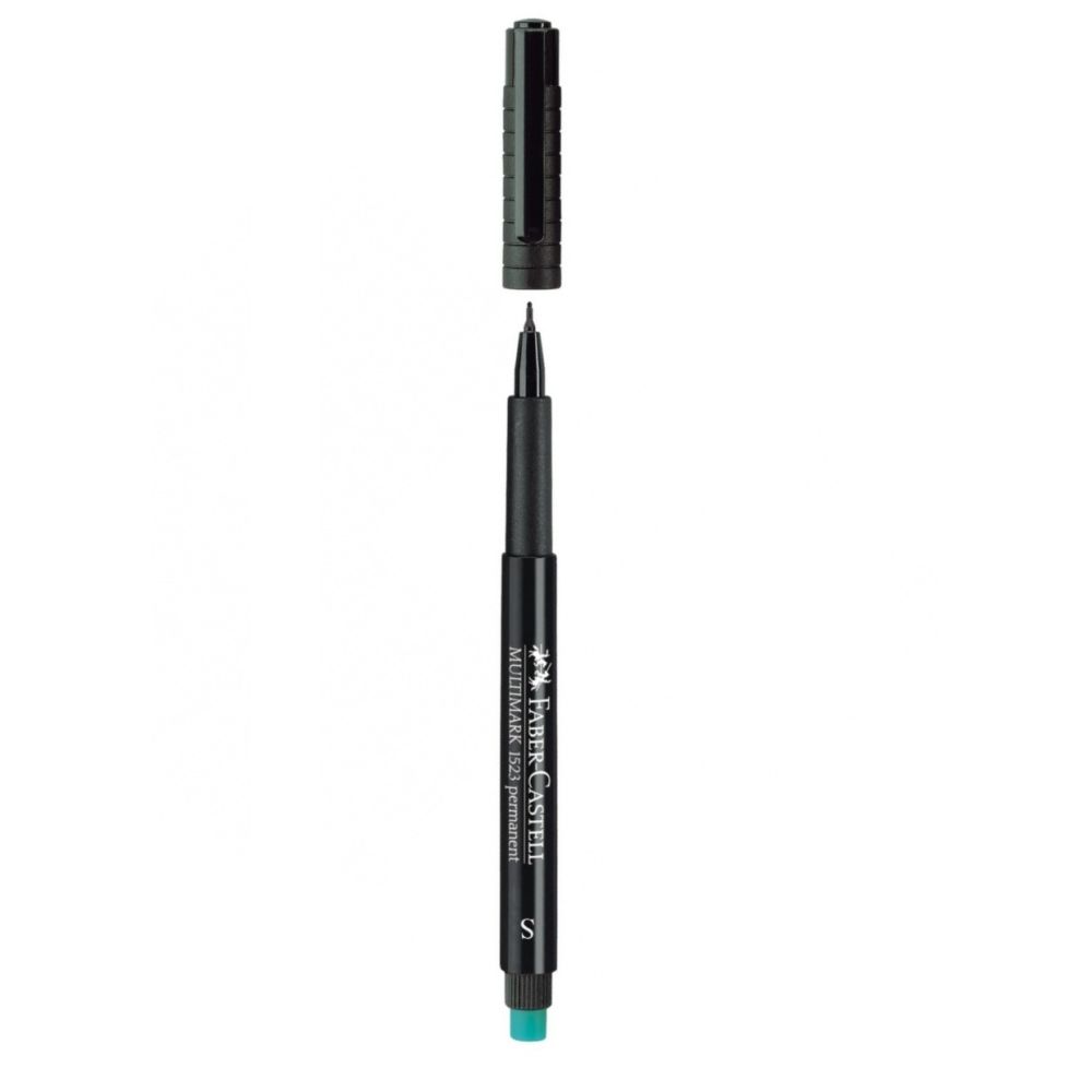 Перманентен маркер Faber-Castell 152399 OHP-S, 0.4 мм, черен