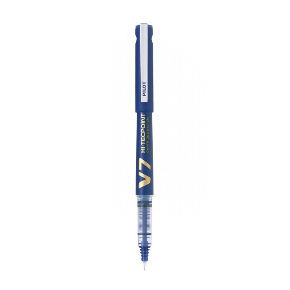 Ролер PILOT V-7 HI-TECPOINT BXC, GRIP, течно мастило, 0.7 мм, син Ролер PILOT V-7 HI-TECPOINT BXC, GRIP, течно мастило, 0.7 мм, син