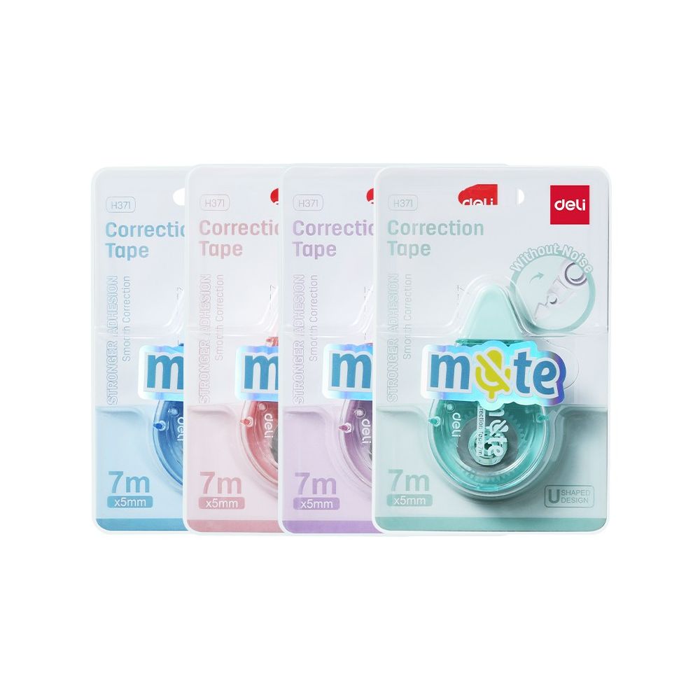 Безшумен коректор лента Deli mute EH371, 5 мм х 7 м Безшумен коректор лента Deli mute EH371, 5 мм х 7 м