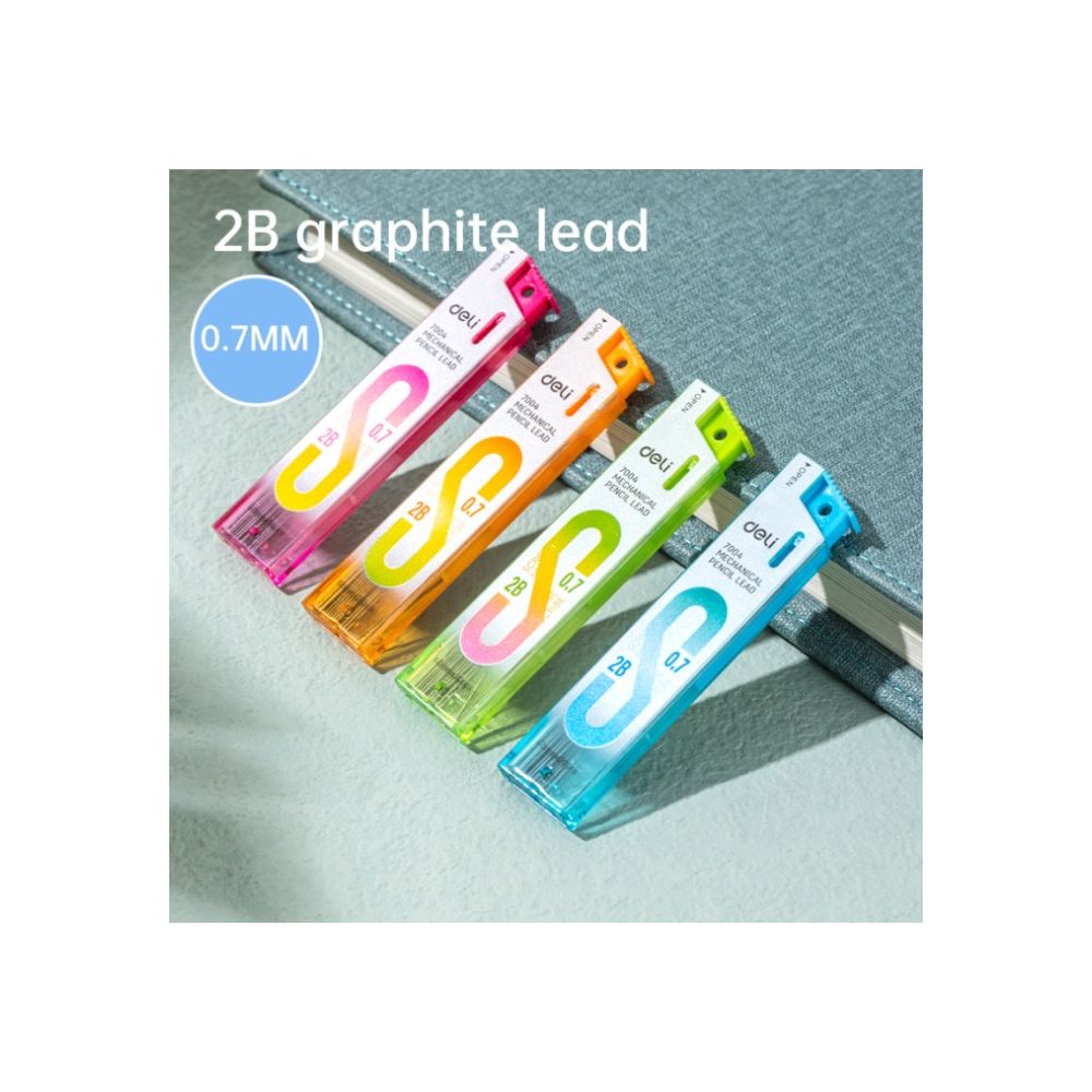 Графити Deli Scribe E7004, 0.7 мм, 2B, 20 бр.