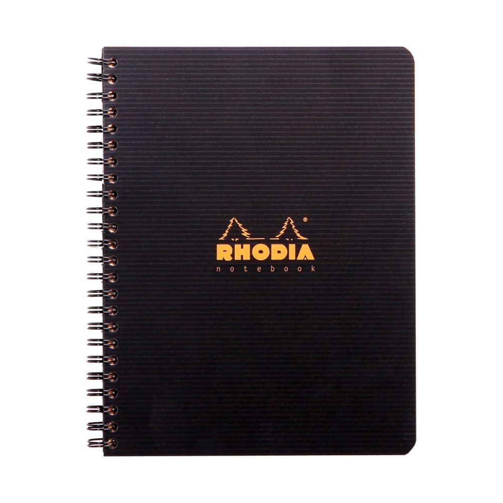 Тетрадка със спирала RHODIACTIVE, A5+, 80 л., редове с поле, хартия Clairefontaine 90 г, PP корица