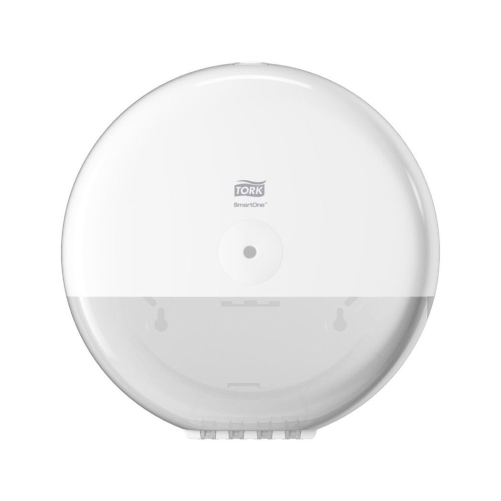 Дозатор за тоалетна хартия Tork SmartOne на ролка, Т8, пластмасов, бял, 269х269х156 мм Дозатор за тоалетна хартия Tork SmartOne на ролка, Т8, пластмасов, бял, 269х269х156 мм