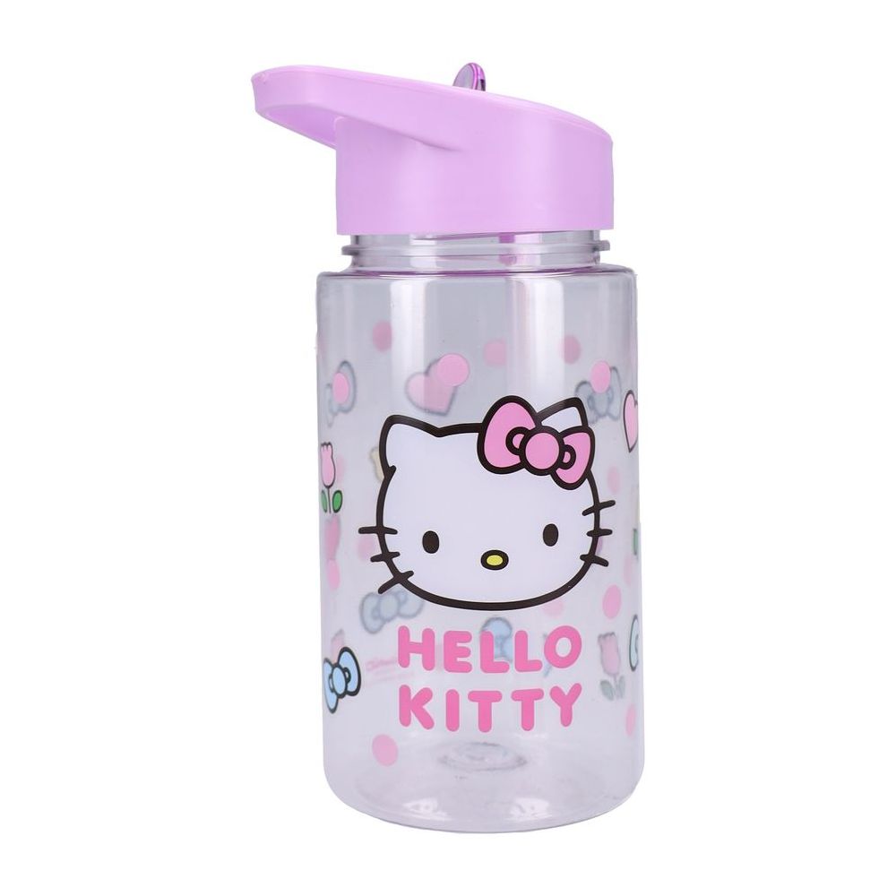 Бутилка за вода Hello Kitty Drink Up, 450 мл, PP, лилава, 120 х 70 х 70 мм