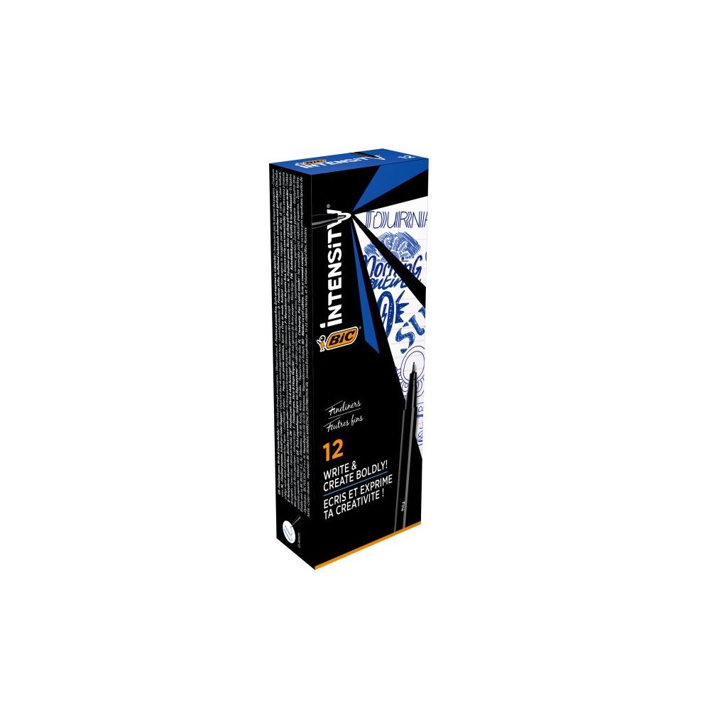 Тънкописец BiC Intensity Fine, метален връх 0.4 мм, син