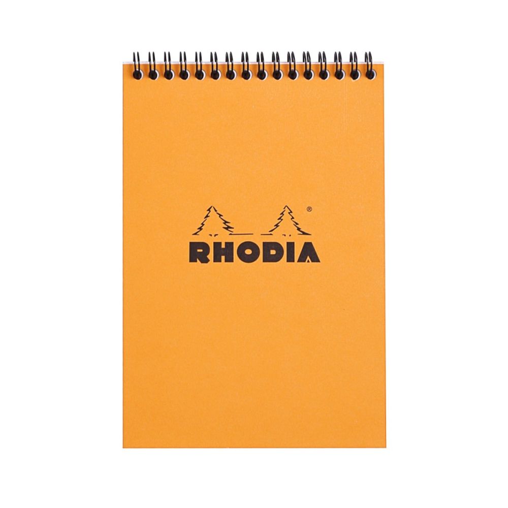 Бележник със спирала RHODIA ORANGE №16, Classic, A5, 80 л., каре 5x5 мм, хартия Clairefontaine 80 г Бележник със спирала RHODIA ORANGE №16, Classic, A5, 80 л., каре 5x5 мм, хартия Clairefontaine 80 г