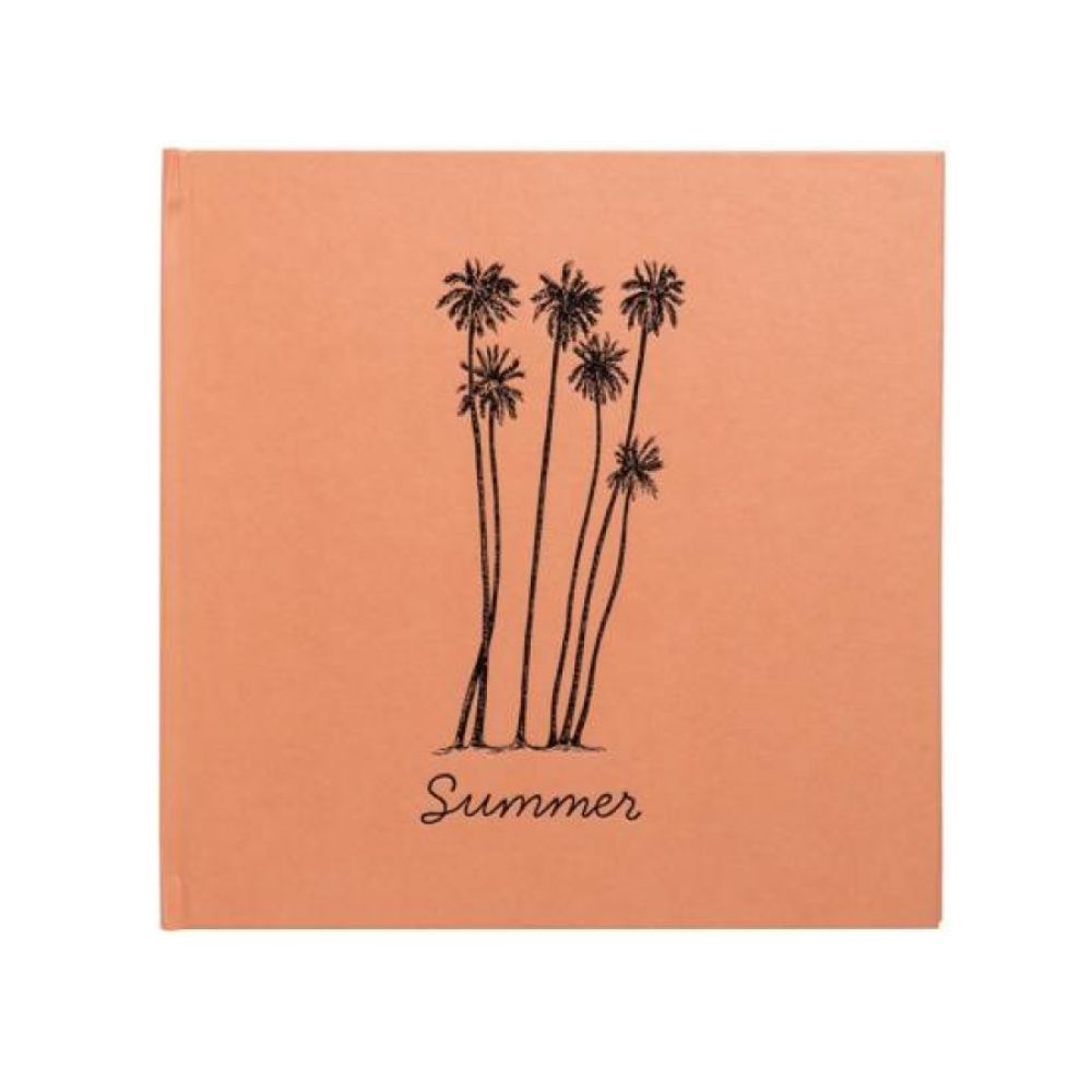 Фотоалбум Exacompta Summertime, 30 черни страници, 25 x 25 см, оранжев