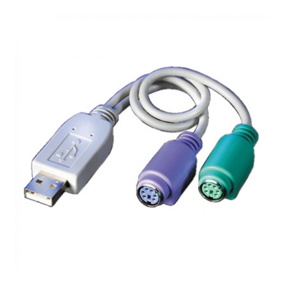 Адаптер Value 12.99.1075, USB към 2xPS/2