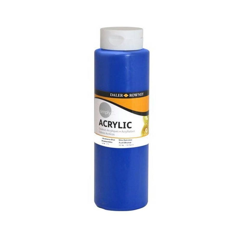 Акрилна боя DALER-ROWNEY Simply, 750 мл, морскосиньо