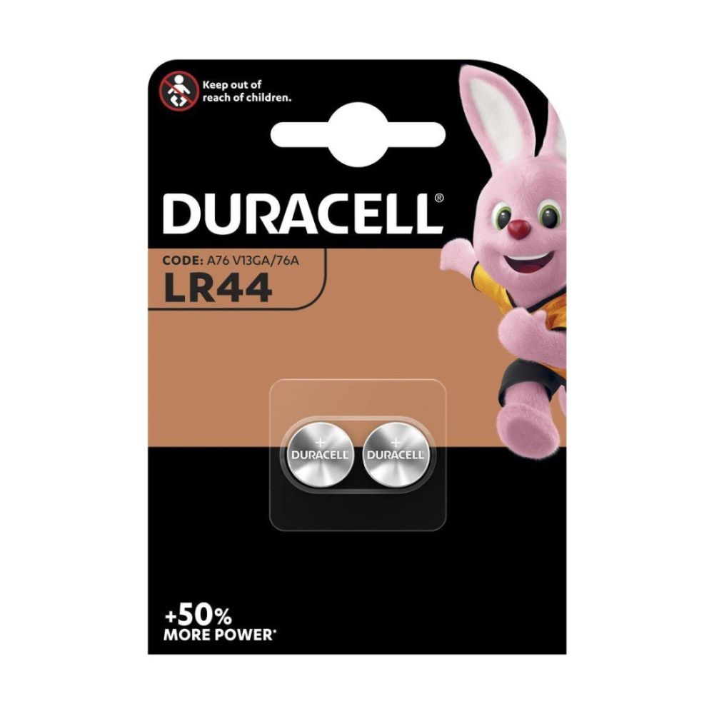 Алкална батерия Duracell AG13, LR44, 1.55 V, блистер 2 бр. Алкална батерия Duracell AG13, LR44, 1.55 V, блистер 2 бр.