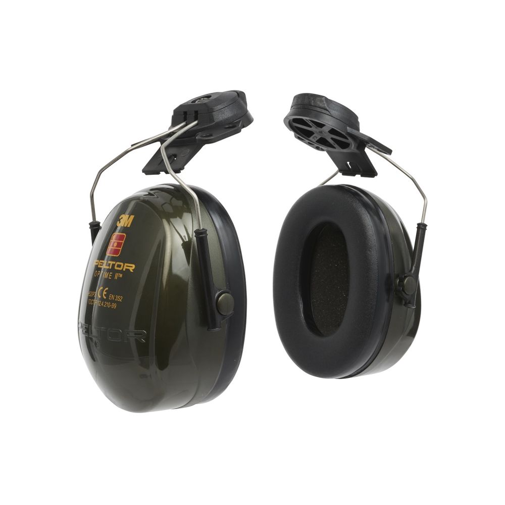 Антифон за каска 3M PELTOR Optime II, H520P3E-410-GQ, до 31 DB, зелен