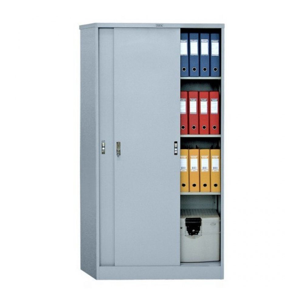Архивен метален шкаф Практик АМТ1891 с плъзгащи врати, 1830х915х458 мм, 4 рафта