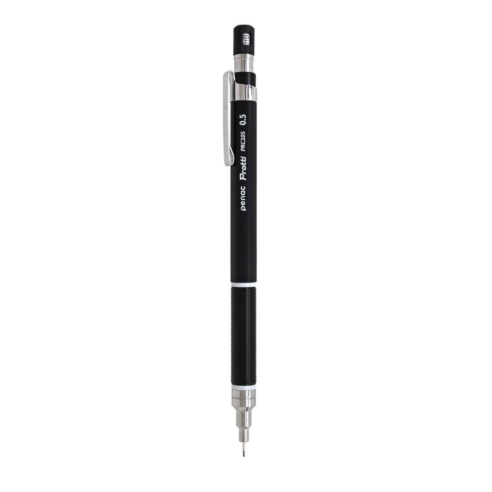 Автоматичен молив Penac Protti PRC 105, 0.5 мм, Black/White Автоматичен молив Penac Protti PRC 105, 0.5 мм, Black/White